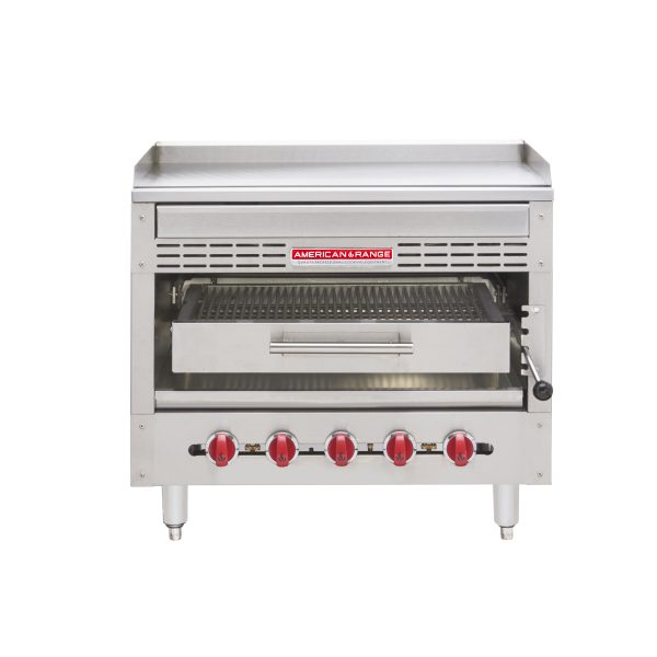 American Range Steakhouse infrared broiler with griddle